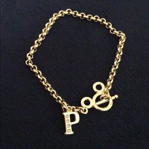 Letter P disney bracelet